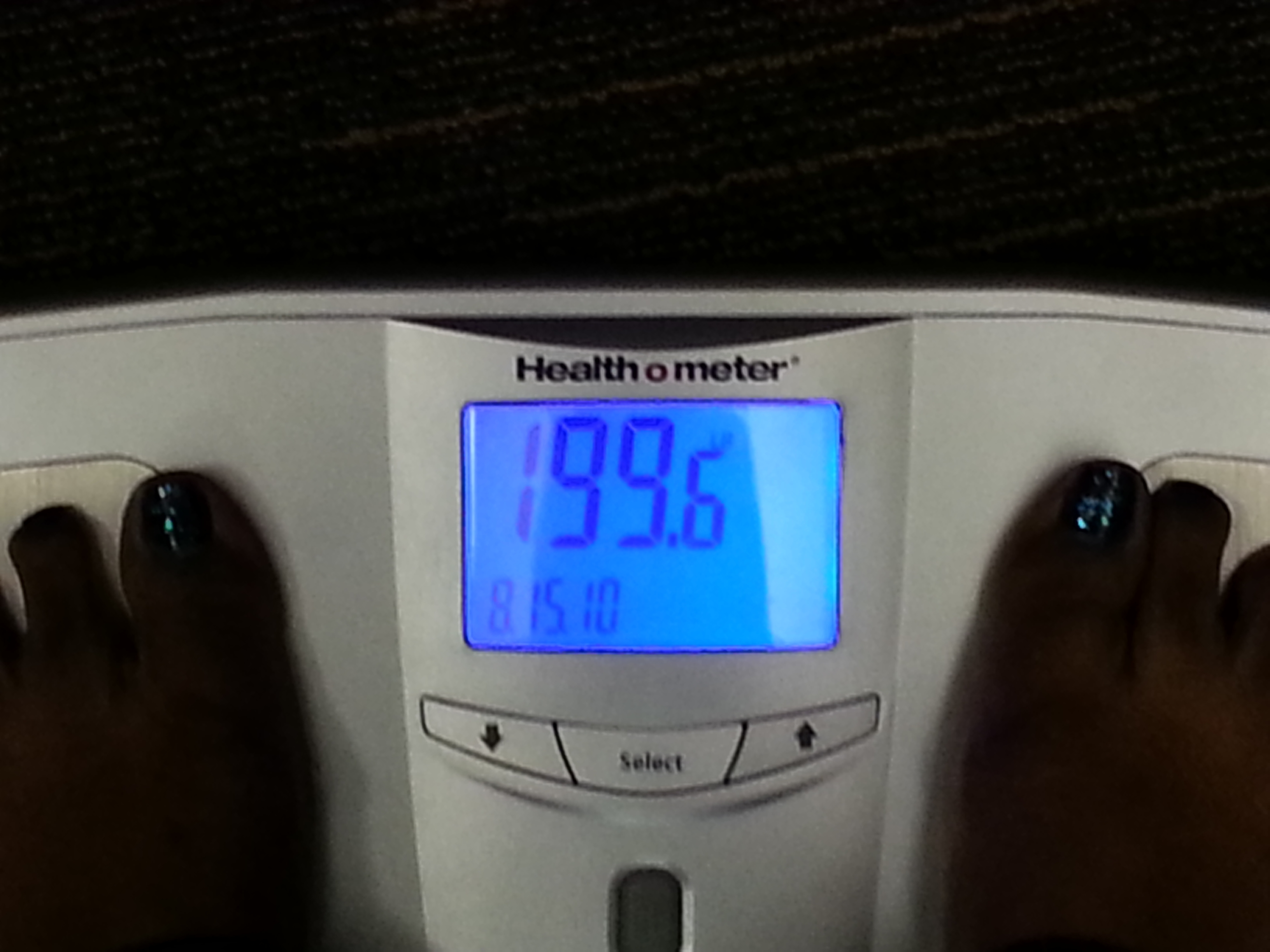 My current weight 5/1/2013